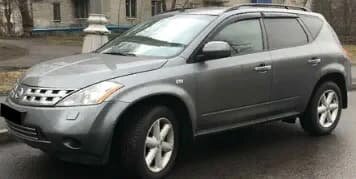 Дефлекторы окон (ветровики) Nissan Murano I (Z50) 2002-2008 (Ниссан Мурано) Кобра Тюнинг